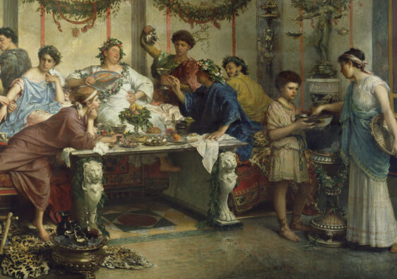 Romeinse bloemenkransen maken