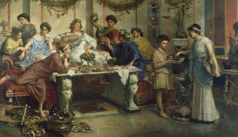 Romeinse bloemenkransen maken